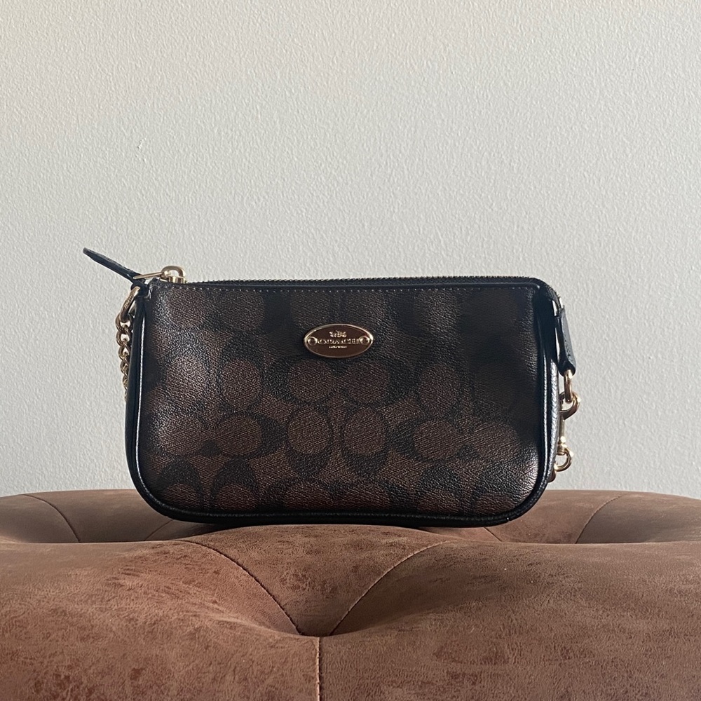 COACH Outlet | Large Wristlet In Signature Canvas